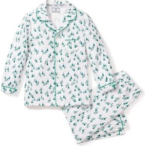 Petite plume women’s cotton twill pajama set size M